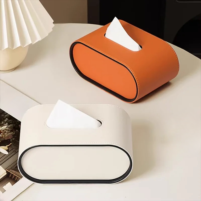 Cortona™ Leather Tissue Box - Navenport