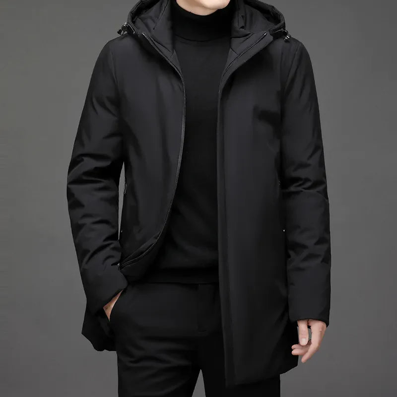 Heritage Hooded Overcoat - Navenport