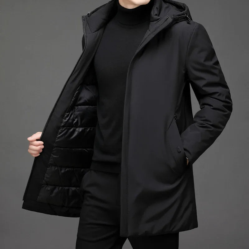 Heritage Hooded Overcoat - Navenport