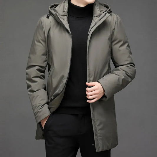 Heritage Hooded Overcoat - Navenport