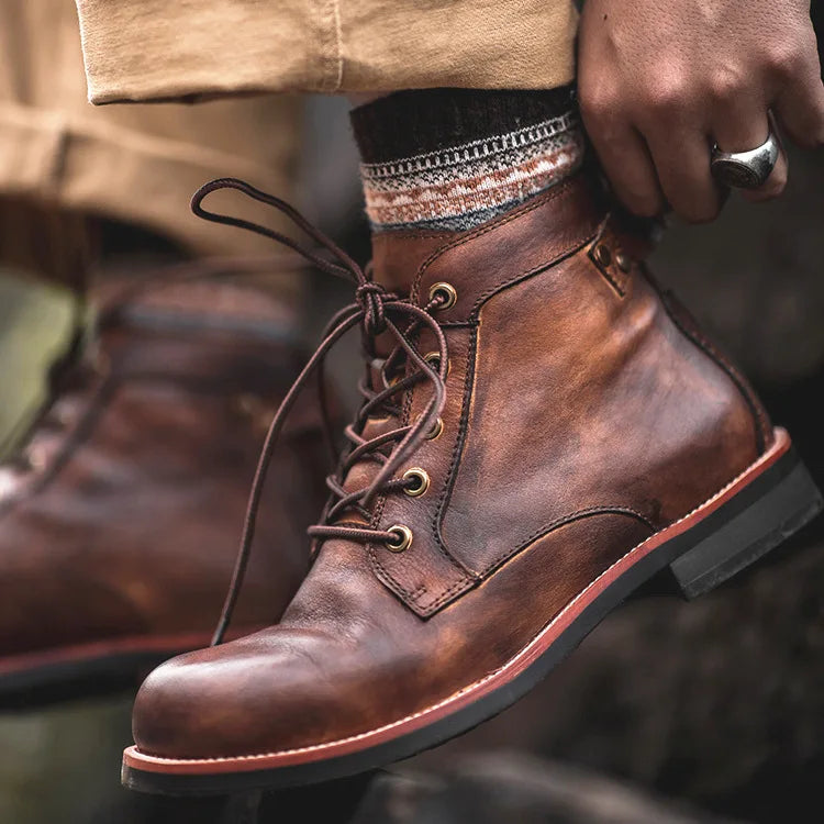 Patrick™ Lace-up Leather Boots