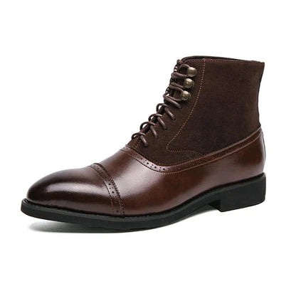 Rafael Castillo Leather Lace-up Boots - Navenport