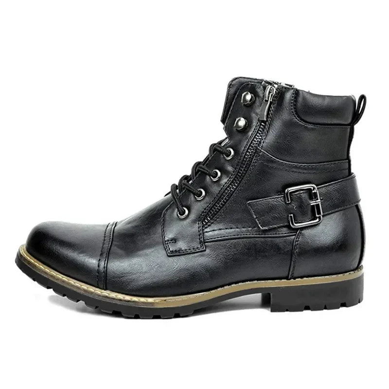 Costanzo™ Lace-Up Leather Boots