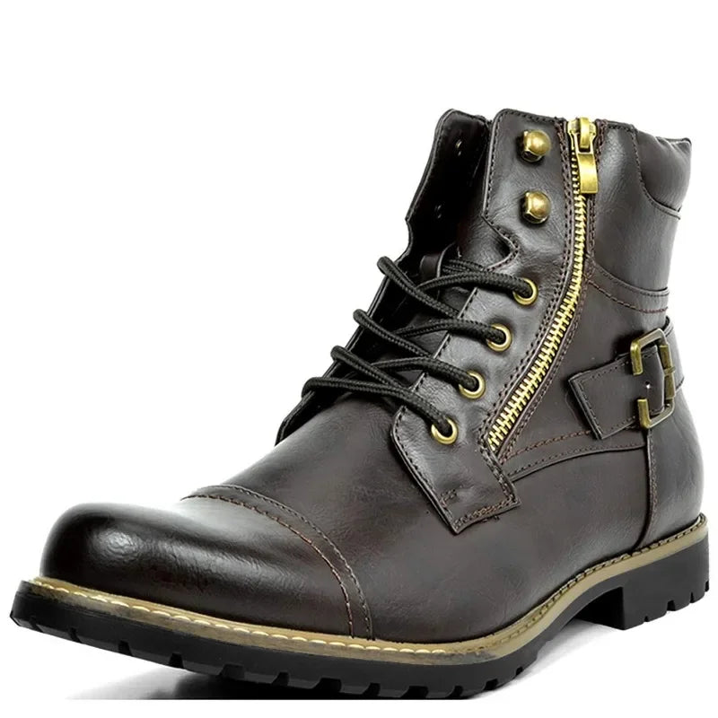 Costanzo™ Lace-Up Leather Boots