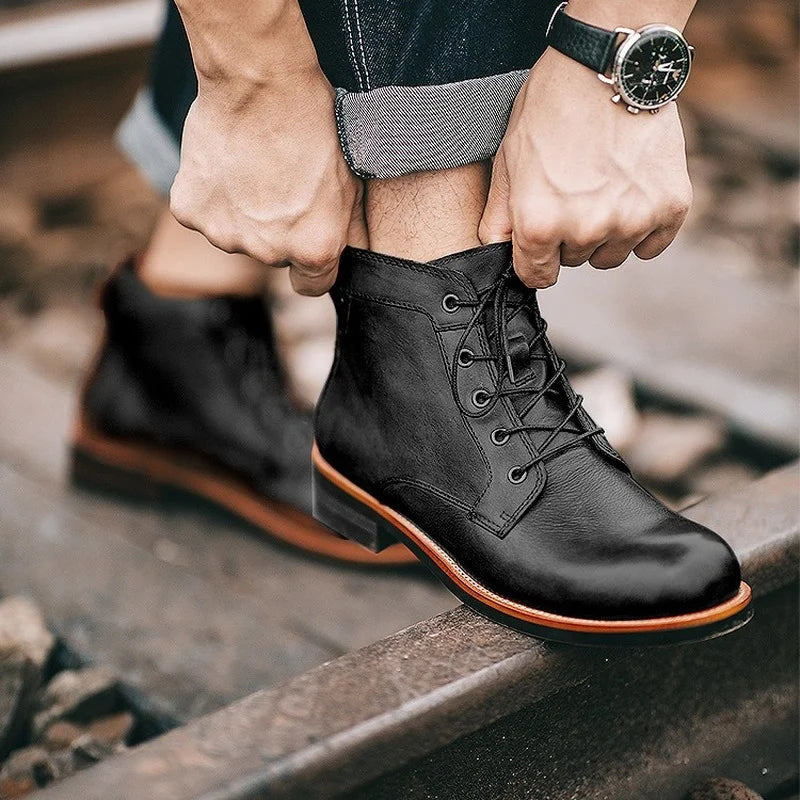 Patrick™ Lace-up Leather Boots