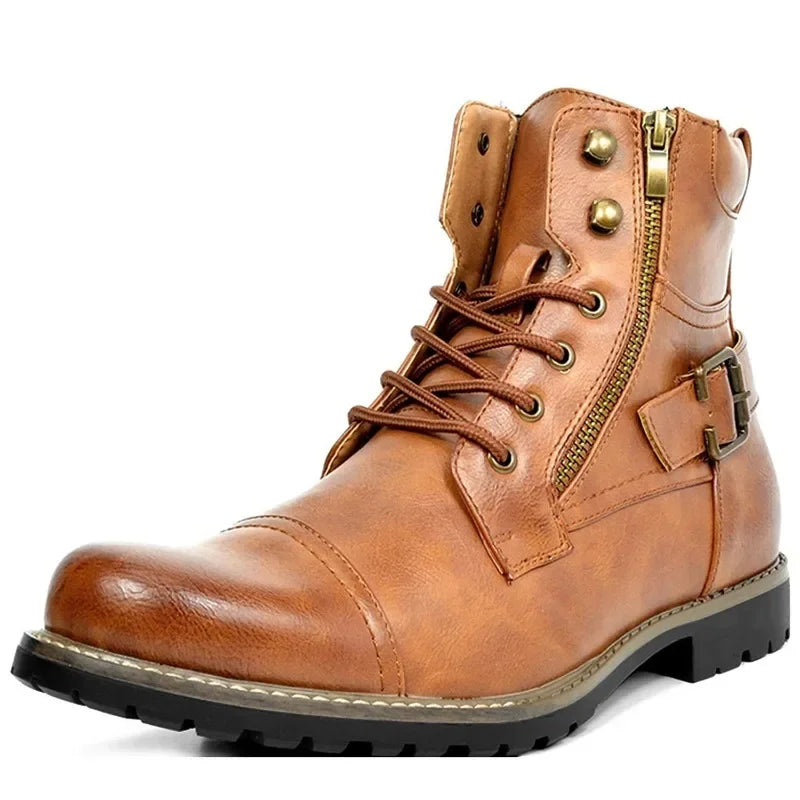 Costanzo™ Lace-Up Leather Boots