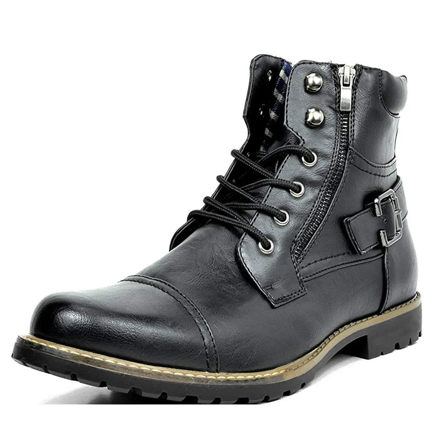 Costanzo™ Lace-Up Leather Boots