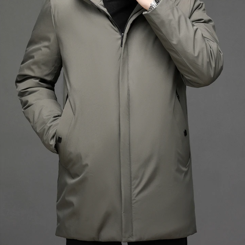 Heritage Hooded Overcoat - Navenport