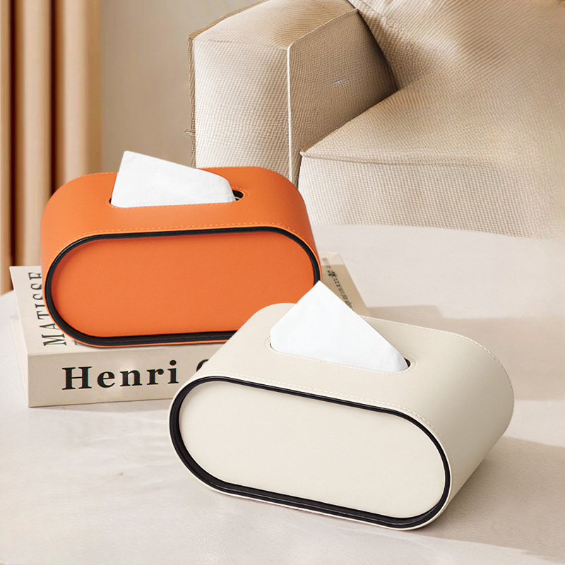 Cortona™ Leather Tissue Box - Navenport